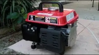 Taking off a spark plug wire off a generator