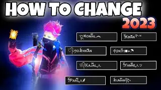 New unique Girl's Name's For Free Fire !! how to chanej free fire poupler femans name style 2023