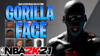 *NEW* GORILLA FACE CREATION IN NBA 2K21!! BEST FACE CREATION IN 2K21!!!