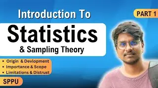 Statistics Unit 1 | Part 1 | Introduction To Statistics & Sampling Theory | SPPU SE AI&DS