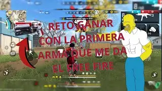 RETO: GANAR CON LA PRIMERA ARMA AL CAER 😫 FREE FIRE