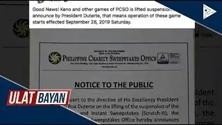 PCSO games na Keno at Scratch-it balik-operasyon na