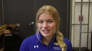 Morehead State senior Lucy Singleton on her school record-breaking mile