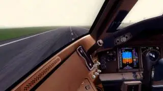 {777 300ER}Landing VHHH @FSX2015
