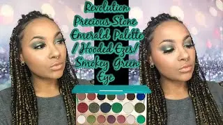REVOLUTION PRECIOUS STONE EMERALD / SMOKEY GREEN EYELOOK / HOODED EYES / ASTAUGHT_BYNESSA