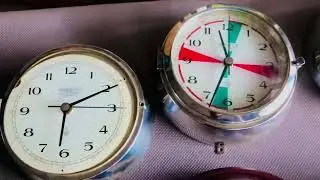 জাহাজের পুরাতন অরজিনিয়াল পিতলের ঘড়ি || #জাহাজের #ঘড়ি #marine clock 
