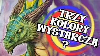 Da się stworzyć ilustrację TYLKO TRZEMA kolorami akwareli?!