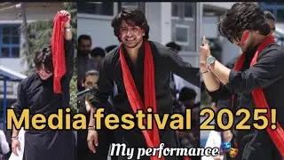 My performance on Media Festival 2025-GDC Baramulla