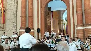 La Concha Flamenca,Banda Municipal de Aznalcollar, su director Miguel Ángel Enamorado