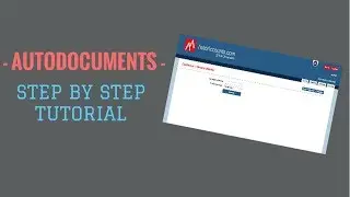 Autodocuments - A step by step tutorial (Step 4: QUOTATION ENTRIES & REPORT)