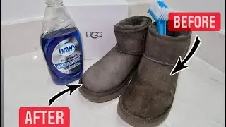 КАК ПОЧИСТИТЬ УГГИ ДОМА *доступно и просто*