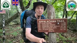# 8 Hiking in the 100-mile wilderness - stealth camping near rainbow lake and a snake