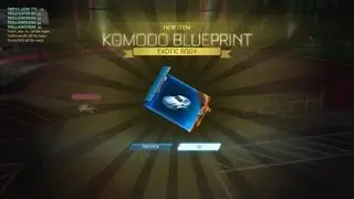 Komodo Blueprint Exotic Body Car Rocket League Match Rewards Changes