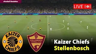 🔴Live- Kaizer Chiefs vs Stellenbosch | South Africa Premiership 25/26 | PES21 Game Simulation