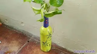 Bottle art 2 || Kalyani Rajesh || Easy art