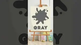 Explore the Color Gray | Learning Video for Kids #Shorts