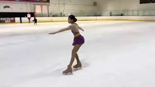Pre-Bronze Moves in the Field USFS Testing by Sophia #iceskating #usfigureskating