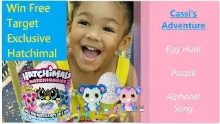 Cassi's Adventure Egg Hunt Puzzle Alphabet Song Hatchimals Special