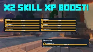 The X2 Skill XP Boost Will Keep Going! (Hypixel Skyblock)