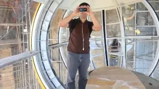 Ferris Wheel on Skyscraper | HD 1080p | Batumi Travel | 2015