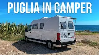 PUGLIA IN CAMPER: La Nostra PRIMA NOTTE in VAN (Salento e Mare Cristallino!)