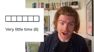 Minute Cryptic Clue #1: Very little time (6) #crypticcrossword