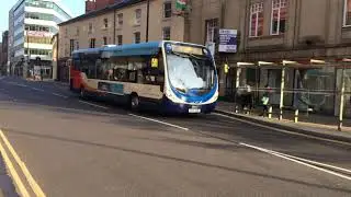 Stagecoach Sheffield 39117 turns onto Pinstone Street with a route 1 Service to Batemoor