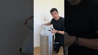 This is how you do it!  #ninestars #kitchen #motionsensor #homedecor #trashfree