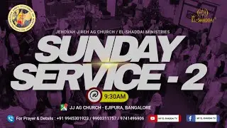 Sunday Service - 2 | 04 January 2026 | Apostle Christopher Devadass | JJ AG Church - EJIPURA
