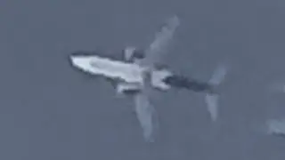 WestJet Airlines Boeing 737 MAX 8 Flying By Idaho Falls [C-FZWS]