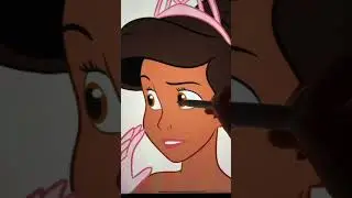 Ariel&rsquo;s art transformation #art #disney #glowup #digitalart #teamzita