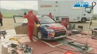 WRC Test Citro&euml;n C4 before the Jordan Rally