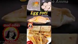 Egg roti restaurant style Bithathara roti by Ap&eacute; Amma #shorts #eggroti