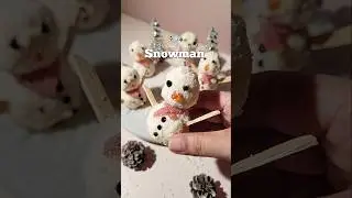 Edible Snowman ⛄️☃️🎄#christmas #diy #viralvideo #trending #shortsviral
