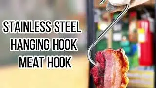 Stainless Steel S Hook Meat Processing for Hanging Drying BBQ Grilling Chicken Beef Hook Tool