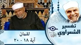 الشيخ الشعراوي | تفسير سورة لقمان، (آية ١٨-٢٠)