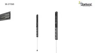 ULTRA SLIM TV DISPLAY WALL MOUNT 3770US   STARBURST TECHNOLOGIES