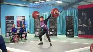 Chris Murray 140kg snatch + backflip!
