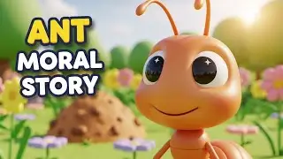 Hardworking Ant 🐜 | Kids Moral Story | 3D Cartoon | Good Habits #cartoon #viral #ant #kids 