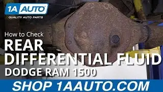 How to Check Rear Differential Fluid 94-02 Dodge Ram 1500