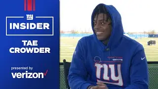Tae Crowder on First Career Interception | New York Giants
