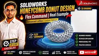 SolidWorks Donut Shape Design Using Flex Command | Real Example Tutorial