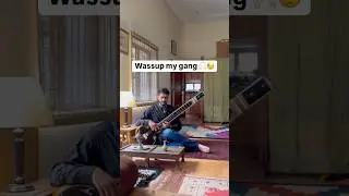 Wassup my gang welcome to hood sitarverse 🙌🏻😓🪕 #sitar #sitarmusic