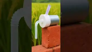 how to make a mini dc motor water pump #shorts