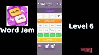 Word Jam Level 6 Walkthrough | Step-by-Step Guide 🧠 | SolutionGuruji