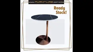 Modern Marble Side Table | Elegant Gold Accent Furniture Piece #sidetable #endtable #interiordesign