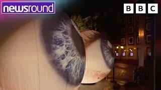 Giant Eyes, Lightsaber-Wielding Robot Conductor and Futuristic Wonders!!! | Strange News | Newsround