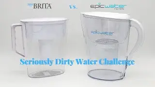 Brita&trade; Slim Water Filter Pitcher vs Epic Water Filters Pure/Nano Pitchers