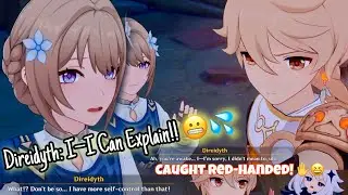 Direidyth Holds Aether&rsquo;s Hand While He Sleeps?! 😳 | Paimon Becomes the Jealous Chaperone 😂