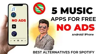 5 music apps for free || No Ads ||  Spotify Alternatives || Android / Iphone